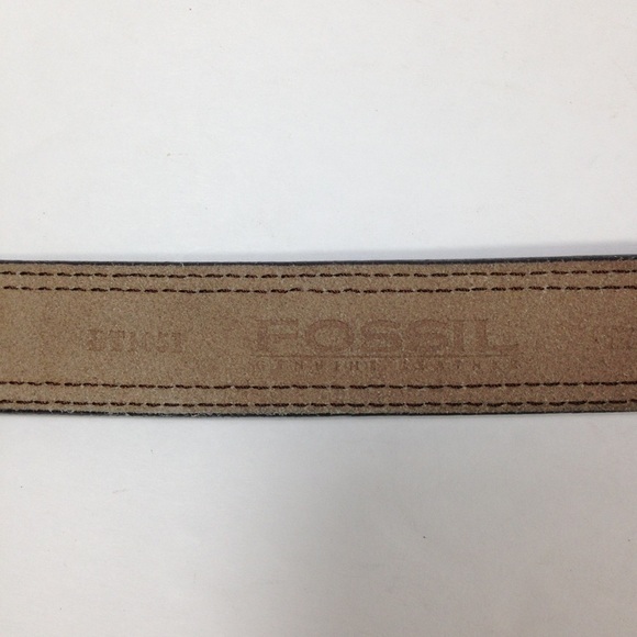 Fossil Leather Belt Multicolored - Picture 6 of 7